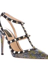 Valentino Fancy Camouflage Swarovski Pump