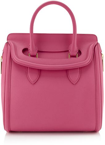 Alexander McQueen Medium Pop Pink Heroine Tote - Lyst