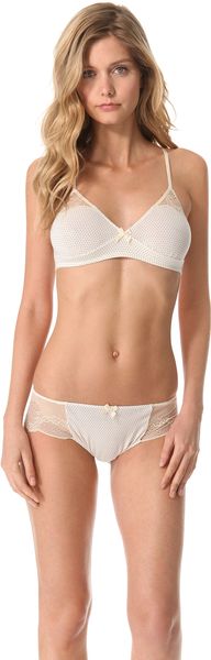 Eberjey Scattered Dots Bralette - Lyst