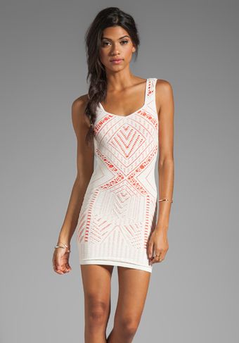 Free People Medallion Slip Dress in White - Lyst