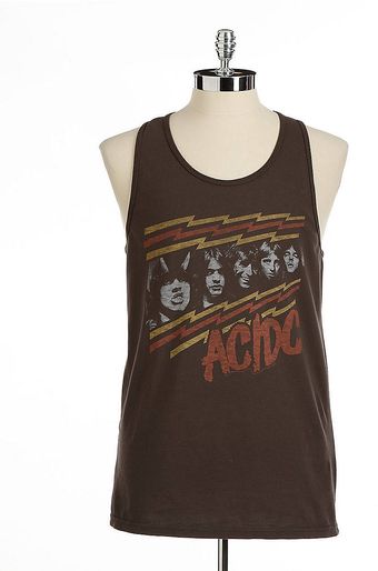 Junk Food Acdc Cotton Tank Top - Lyst
