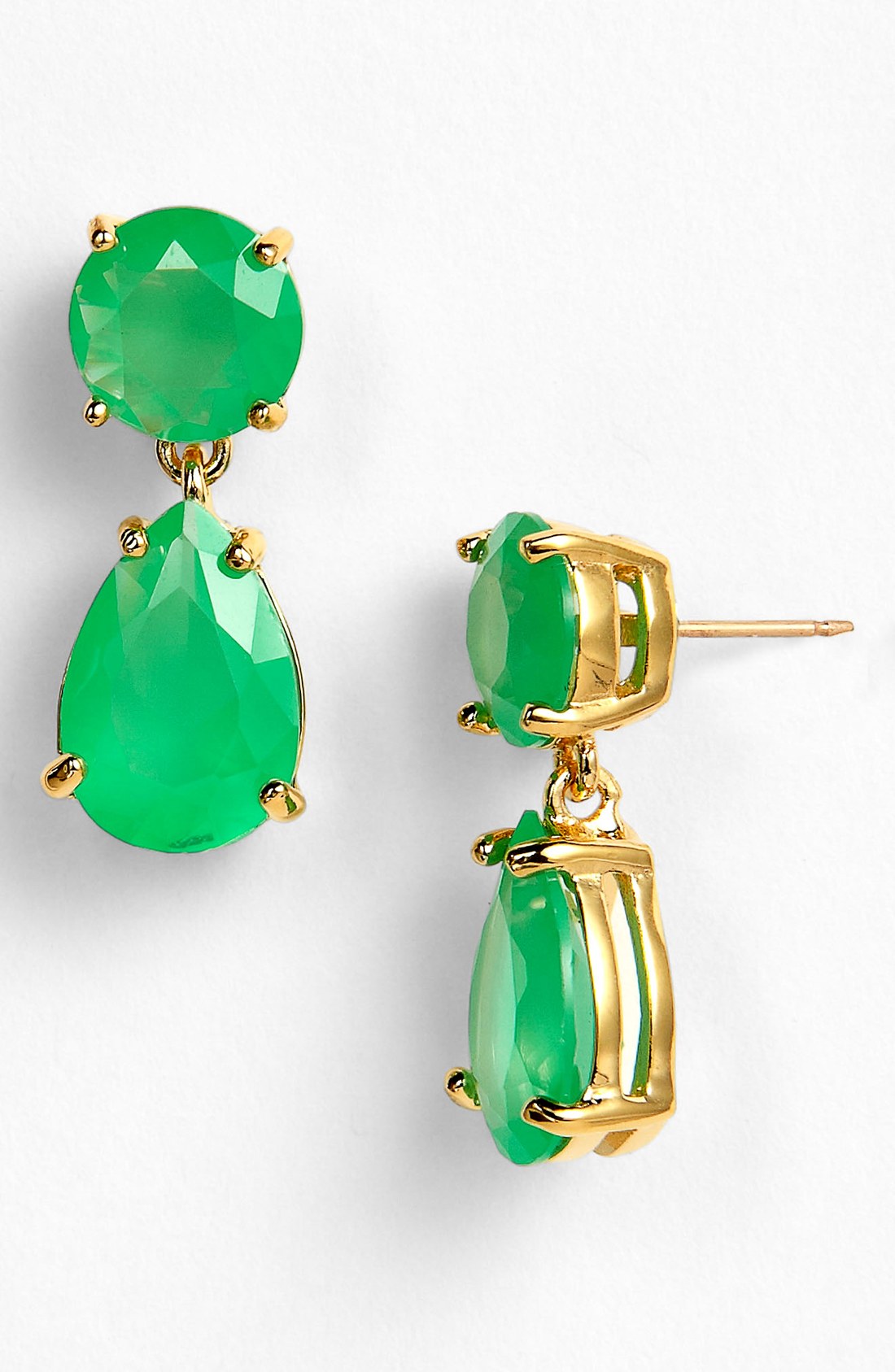 Kate Spade Drop Earrings in Green (beryl green/ gold) Lyst