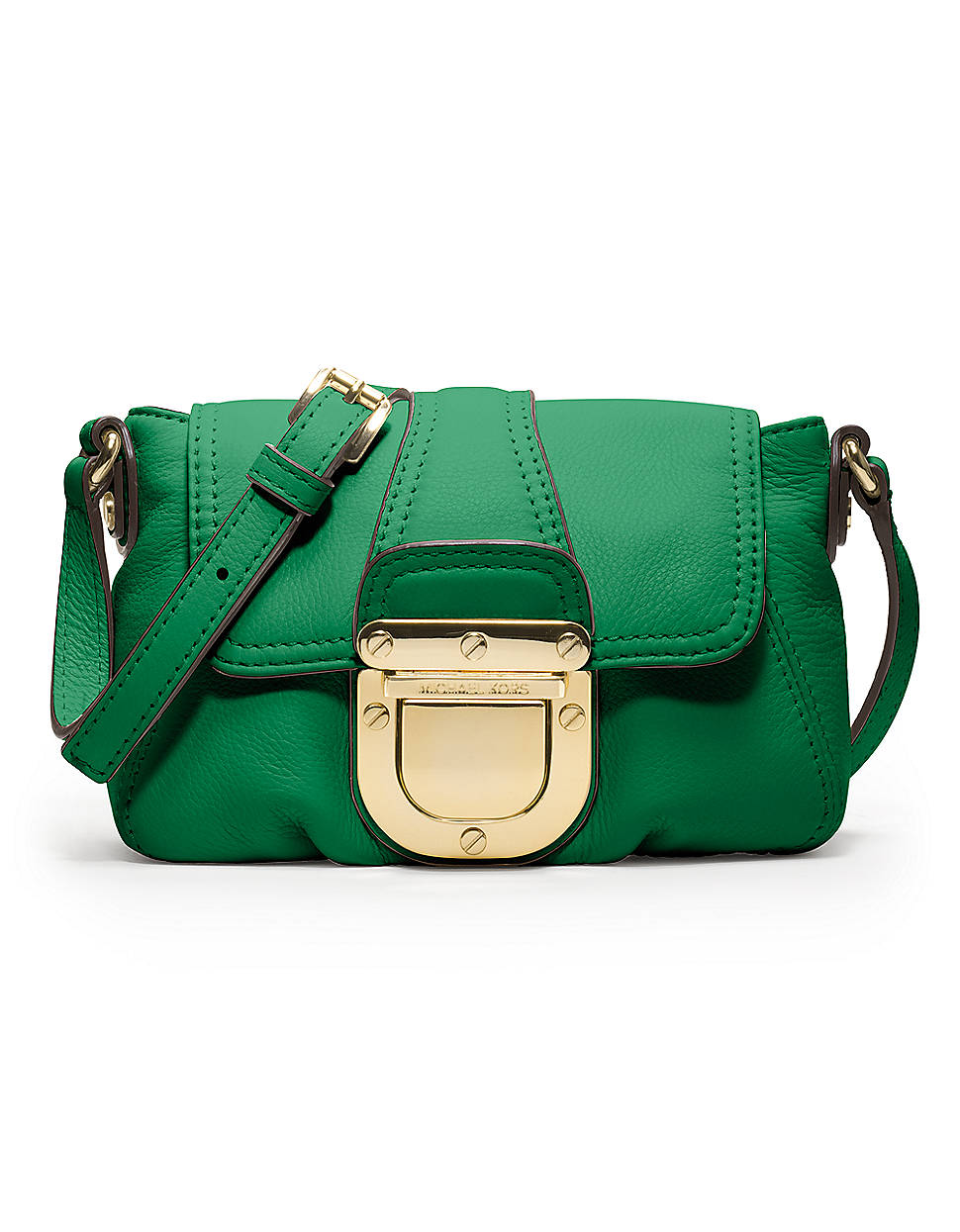 palm green michael kors handbag