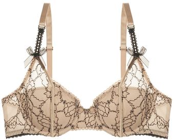 Stella McCartney Lara Stripping Balconette Bra - Lyst