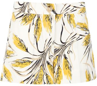 Tory Burch Wheat Print Shorts - Lyst