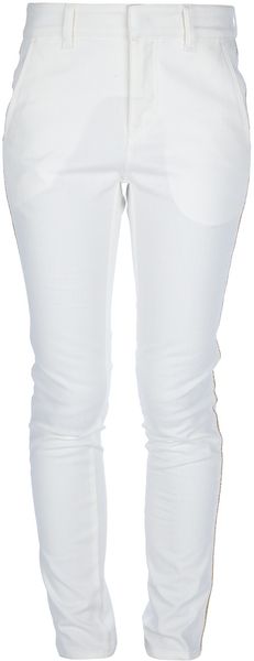 Alexander McQueen Trim Detail Jeans - Lyst