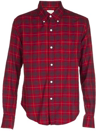 Band Of Outsiders Plaid Shirt - Lyst