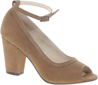 Ganni Kelly Leather Heeled Shoe - Lyst