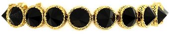 House Of Harlow Black Is The New Tennis Bracelet - Lyst