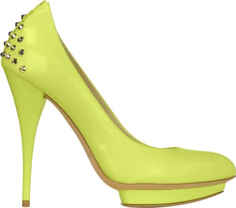 alexander mcqueen neon shoes