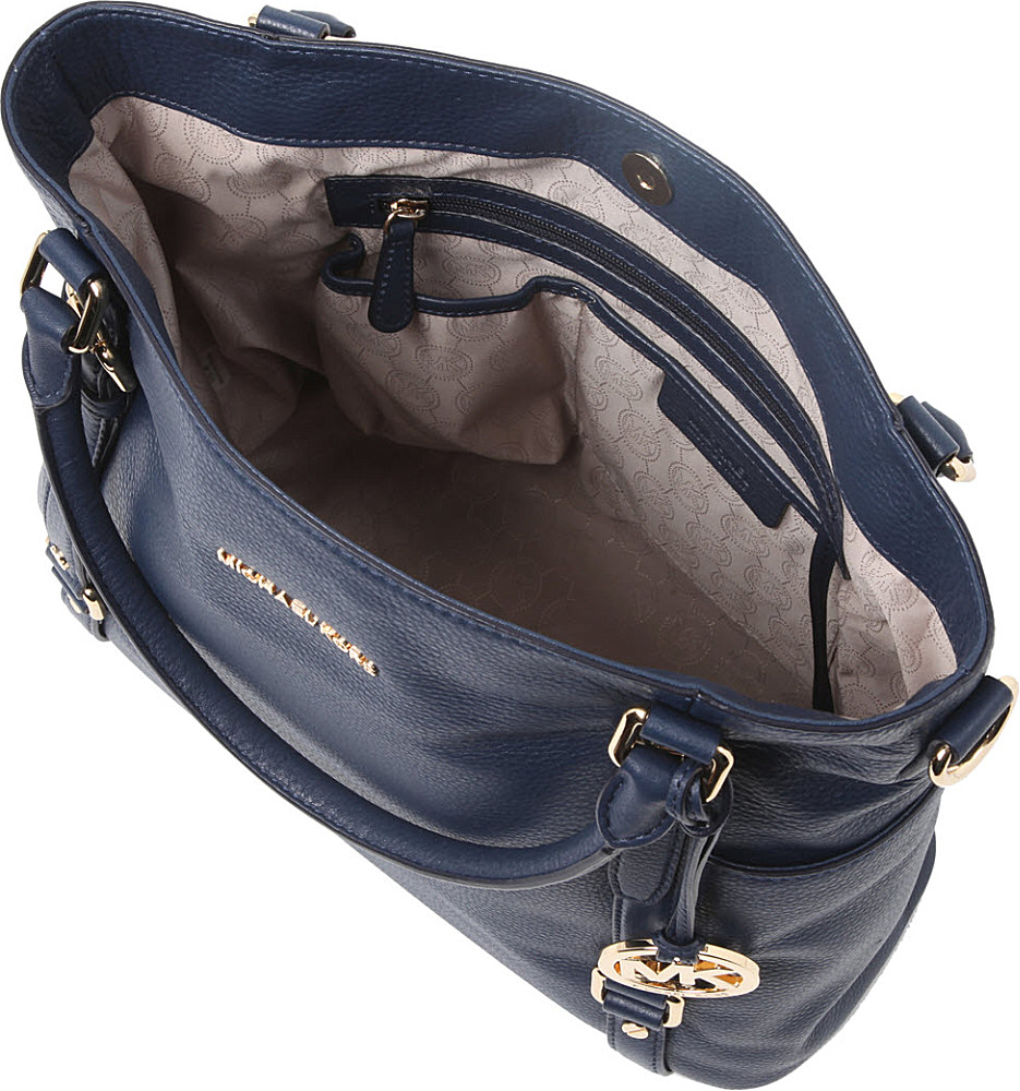 michael kors bedford tote blue