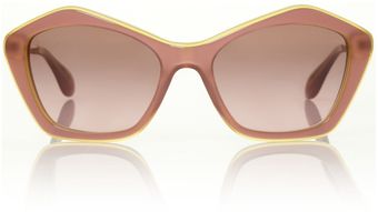 Miu Miu Ladies Mu020s Violet Sunglasses - Lyst