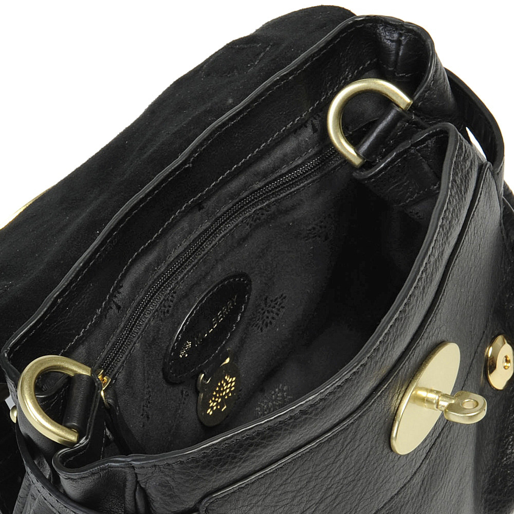 mulberry black mini alexa