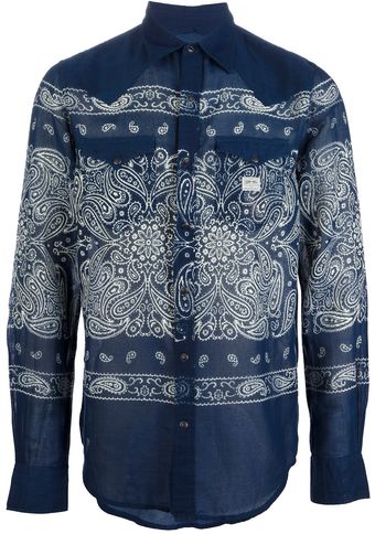 Ralph Lauren Paisley Print Shirt - Lyst