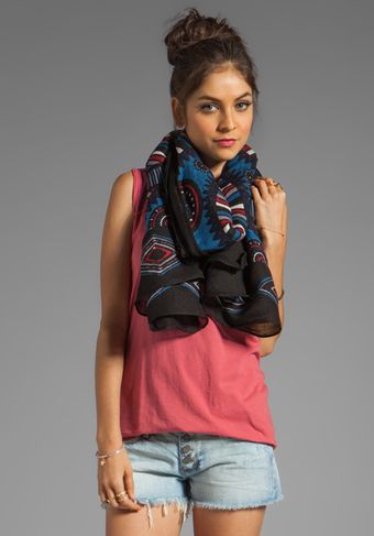Theodora & Callum Phoenix Scarf in Black - Lyst