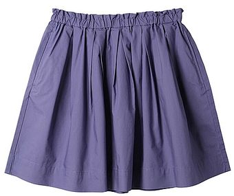 Uniqlo Cotton Gathered Skirt - Lyst