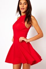 Asos Ruched Mesh 90s Skater