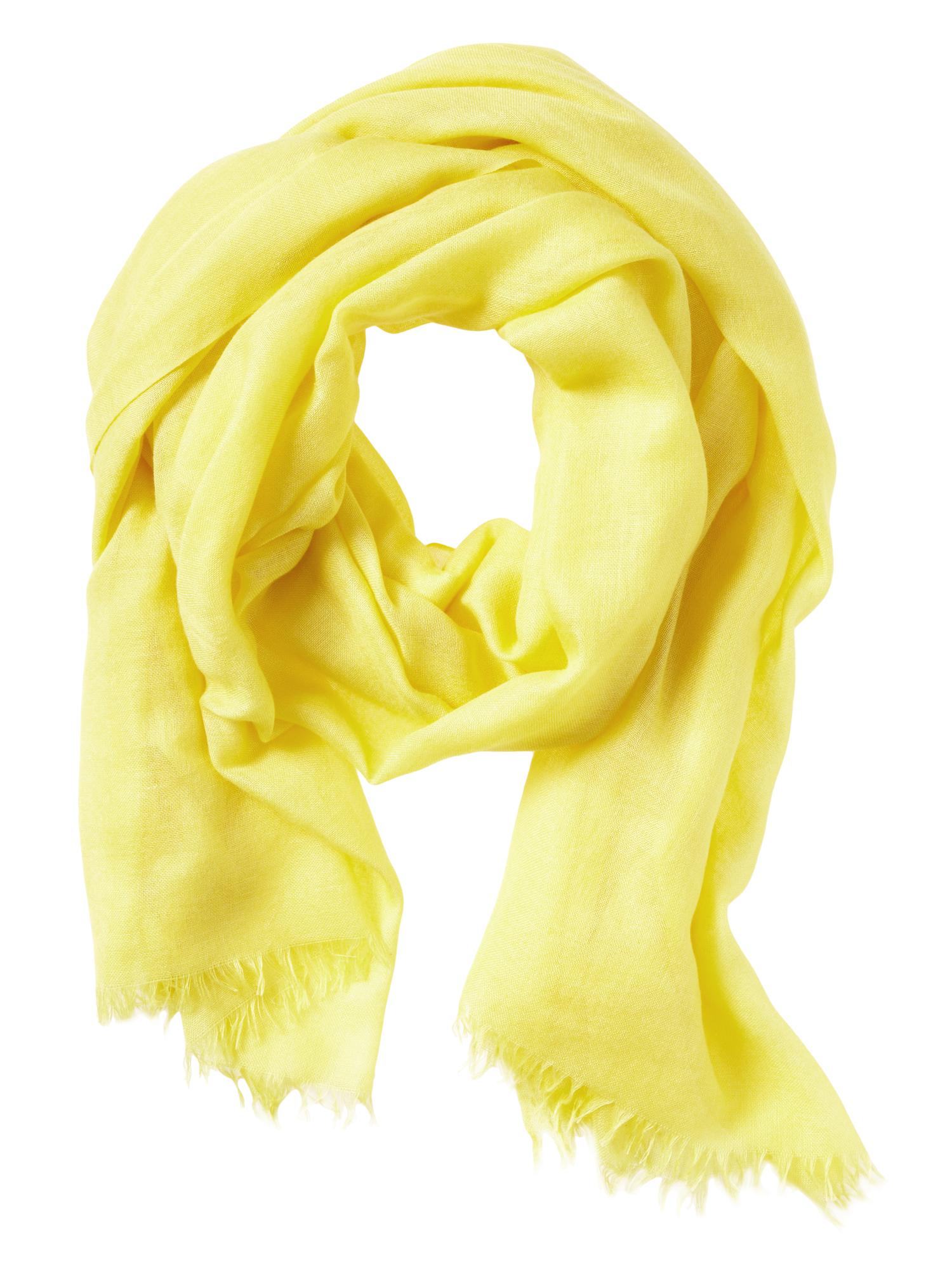 Banana Republic Cashmere Silk Scarf in Yellow (summertime yellow) Lyst