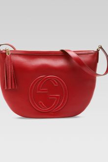 Gucci Soho Leather Messenger Bag - Lyst