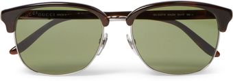 Gucci Metal and Acetate Sunglasses - Lyst