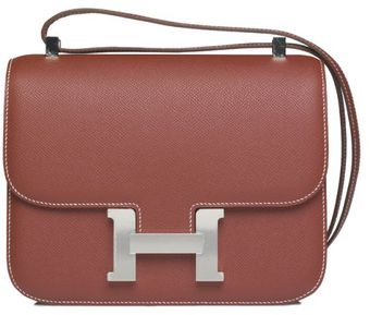 Hermes Small Brique Epsom Constance with Palladium - Lyst