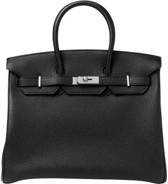 Hermes 35cm Black Togo Birkin with Palladium - Lyst