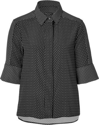 Rag & Bone Stretch Silk Stealth Blouse i - Lyst