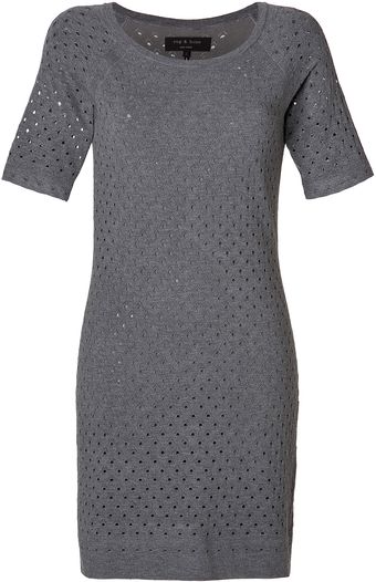 Rag & Bone Gianna Dress in Heather Grey - Lyst