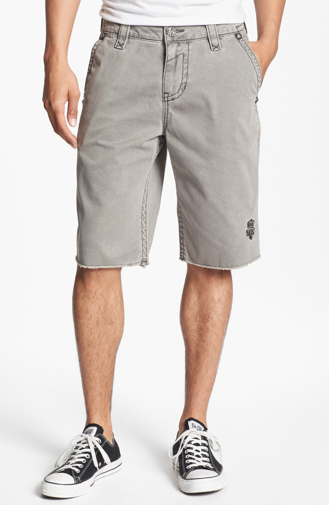 Rock Revival Cutoff Shorts in Gray for Men (grey) Lyst
