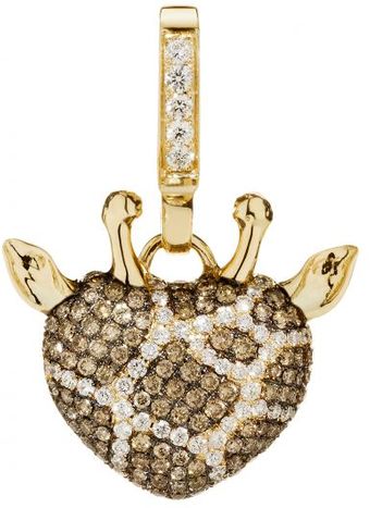 Theo Fennell Limitededition Brown Diamond Giraffe Necklace - Lyst