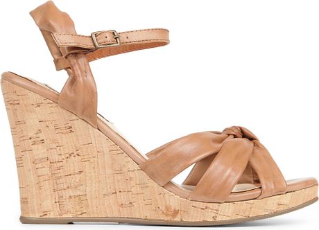 dune tan wedges