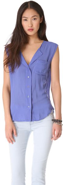 James Perse Soft Shell Shirt - Lyst