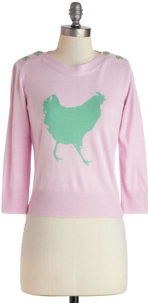 ModCloth Hen Out Of Ten Sweater - Lyst