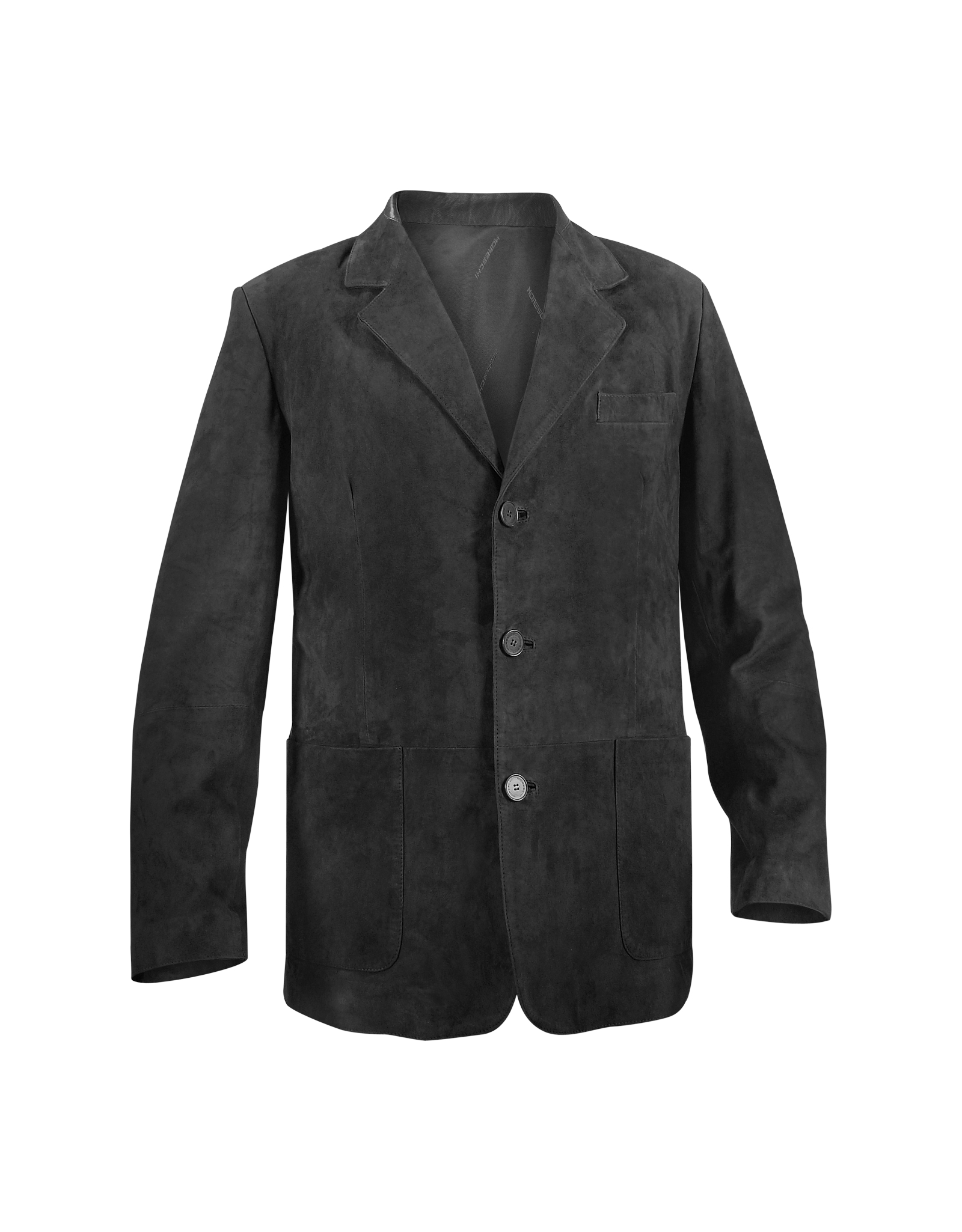 Moreschi Black Suede Blazer Jacket in Black for Men Lyst