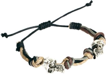 Asos Bracelet with Skulls - Lyst