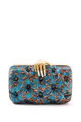 Benedetta Bruzziches Flamingo Carmen Clutch with Hand