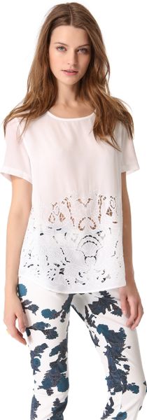 Equipment Riley Tee - Lyst