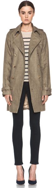 A.P.C. New Classic Trench in Brown - Lyst