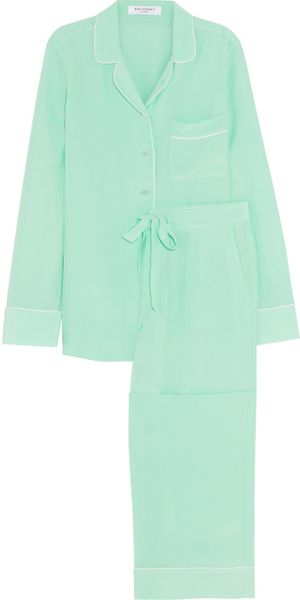 Equipment Avery Washed Silk Pajama Set - Lyst