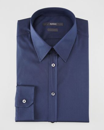 Gucci Slimfit Solid Dress Shirt - Lyst
