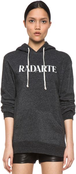 Rodarte Radarte Hoodie in Black - Lyst