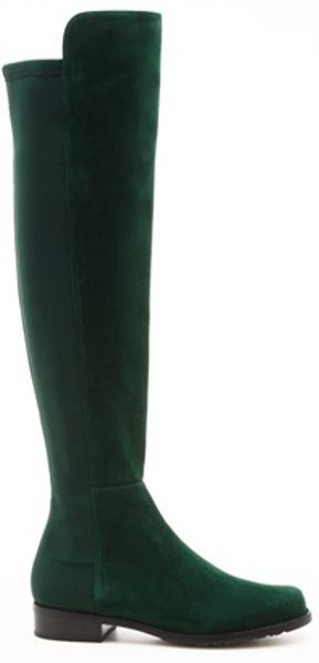 stuart weitzman green boots