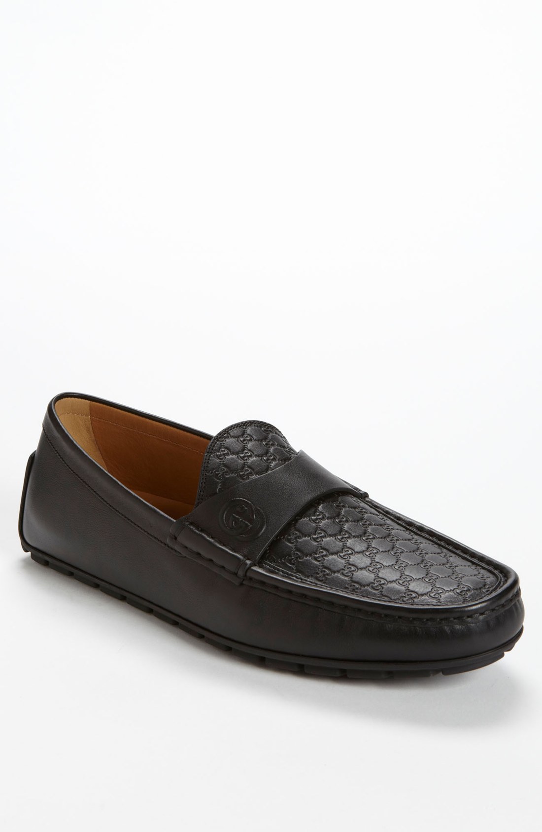 Gucci &#39;Blair&#39; Driving Shoe in Black for Men | Lyst