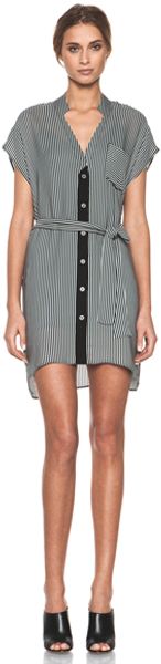 Kelly Wearstler Trove Curiosity Dress in Graystripes - Lyst
