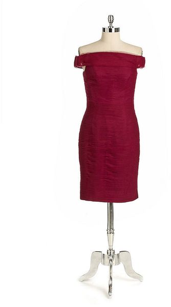 Monique Lhuillier Sleeveless Cowlneck Dress - Lyst