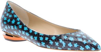 Nicholas Kirkwood Patterned Pointed Toe Pump - Lyst