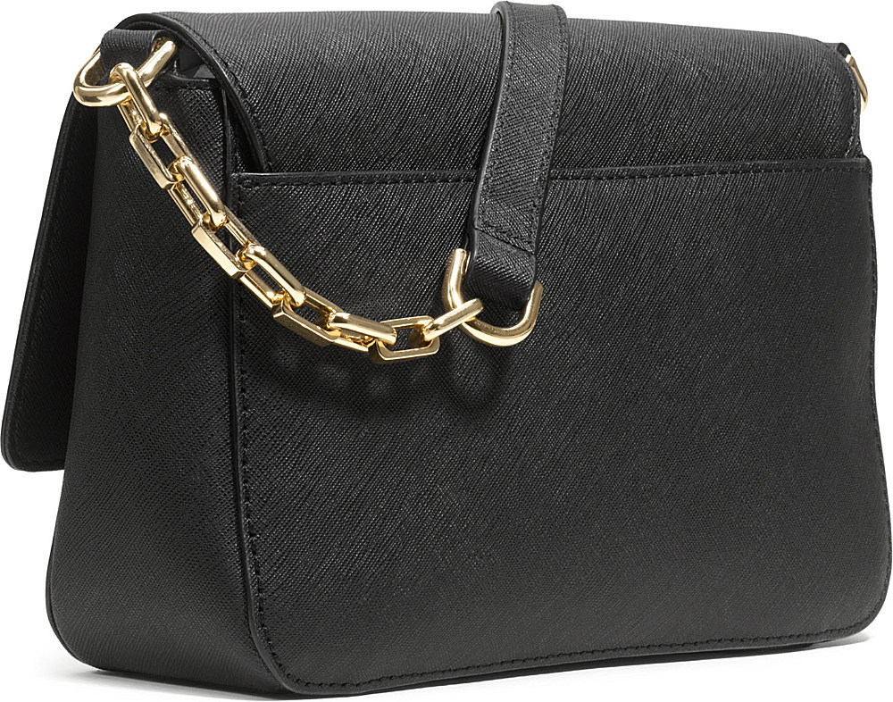 michael kors saffiano bag black