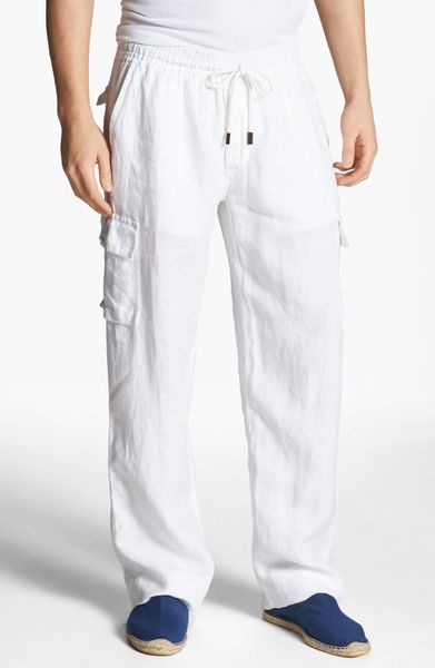 white cargo pants brandy