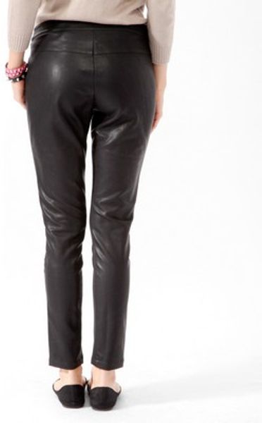 black leather pants forever 21