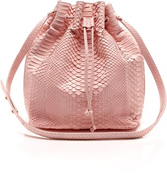 Hunting Season Pastel Pink Python Large Drawstring Bag - Lyst